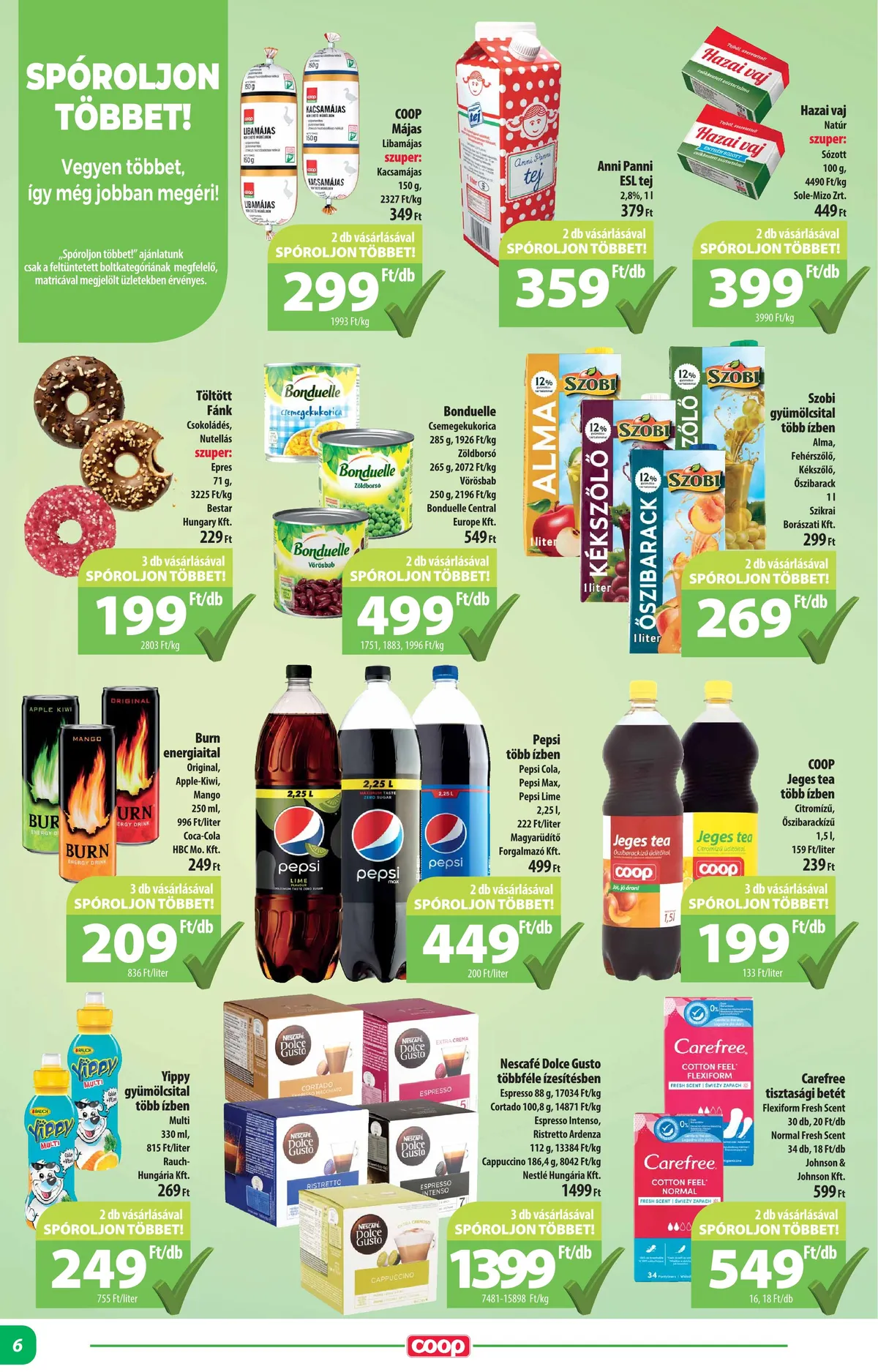 Coop akciós újság Alföld 09.14–09.20 – 6. oldal