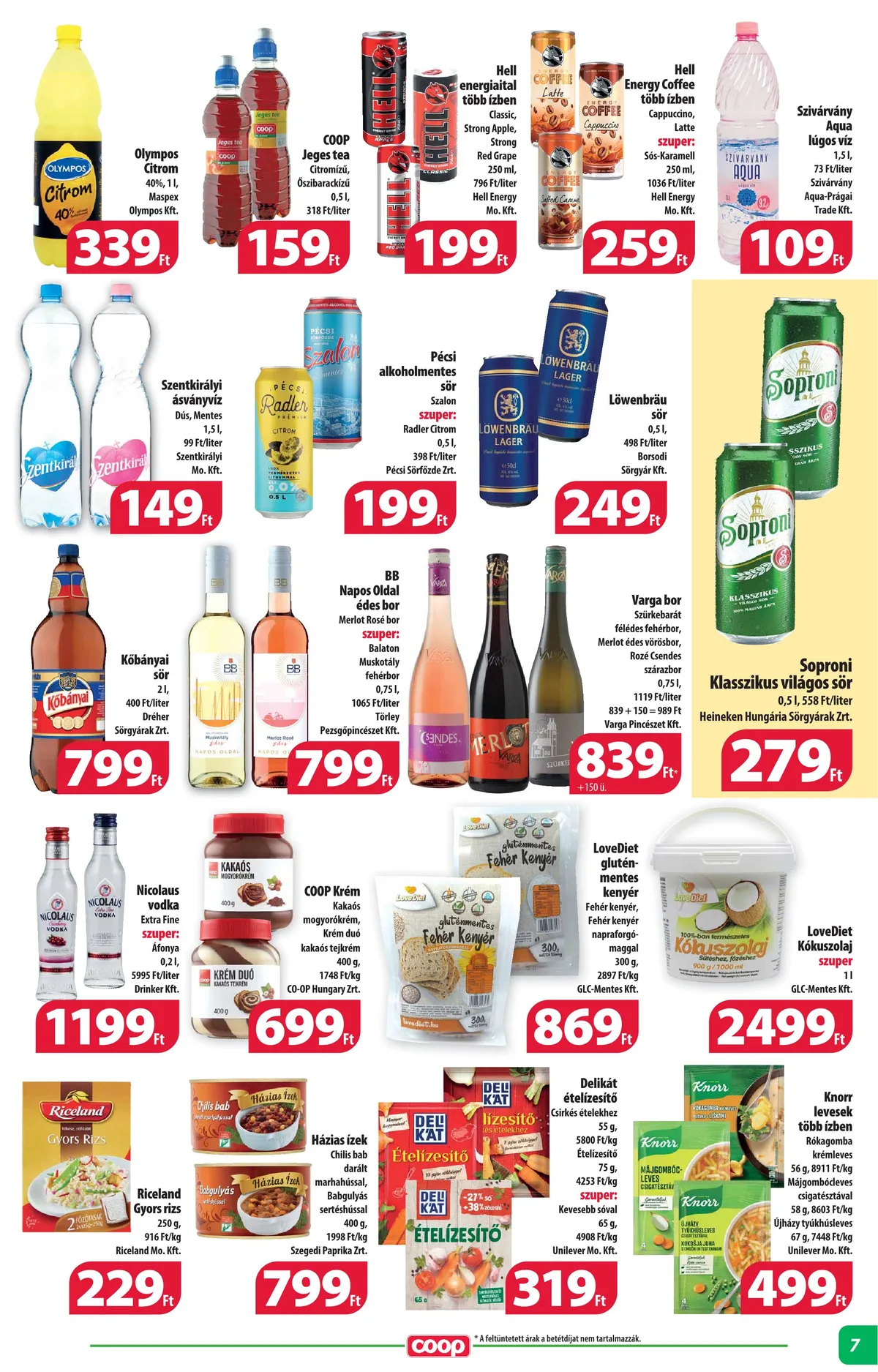 Coop akciós újság Alföld 09.14–09.20 – 7. oldal