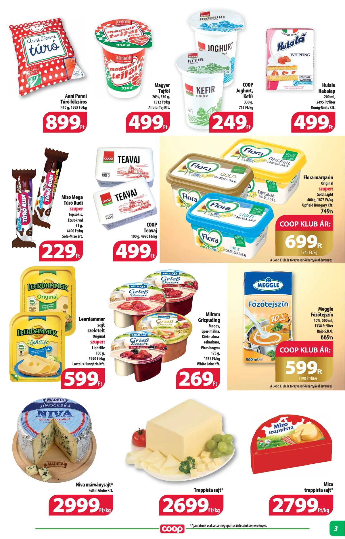 Coop akciós újság Alföld 09.21–09.27 – 3. oldal