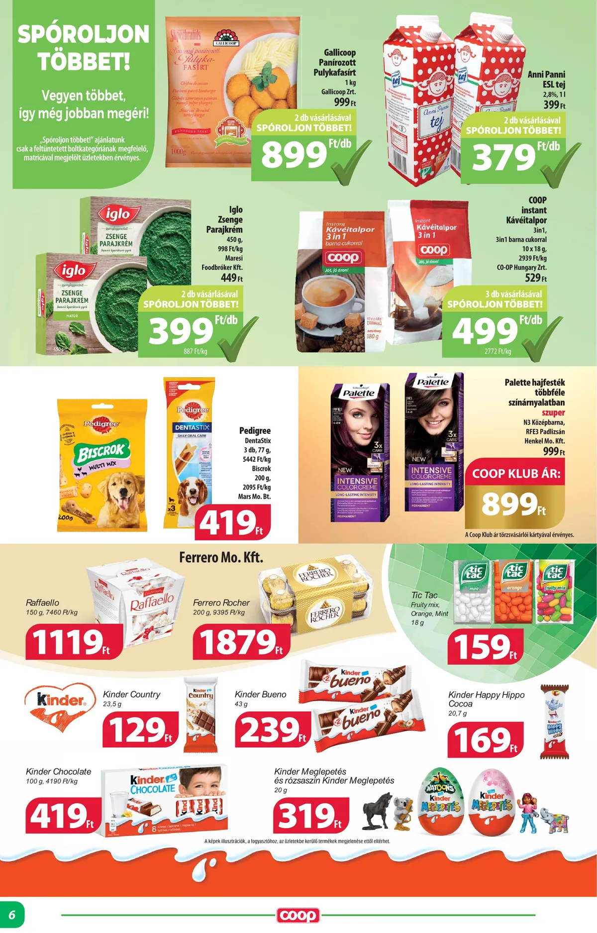 Coop akciós újság Alföld 10.12–10.18 – 6. oldal