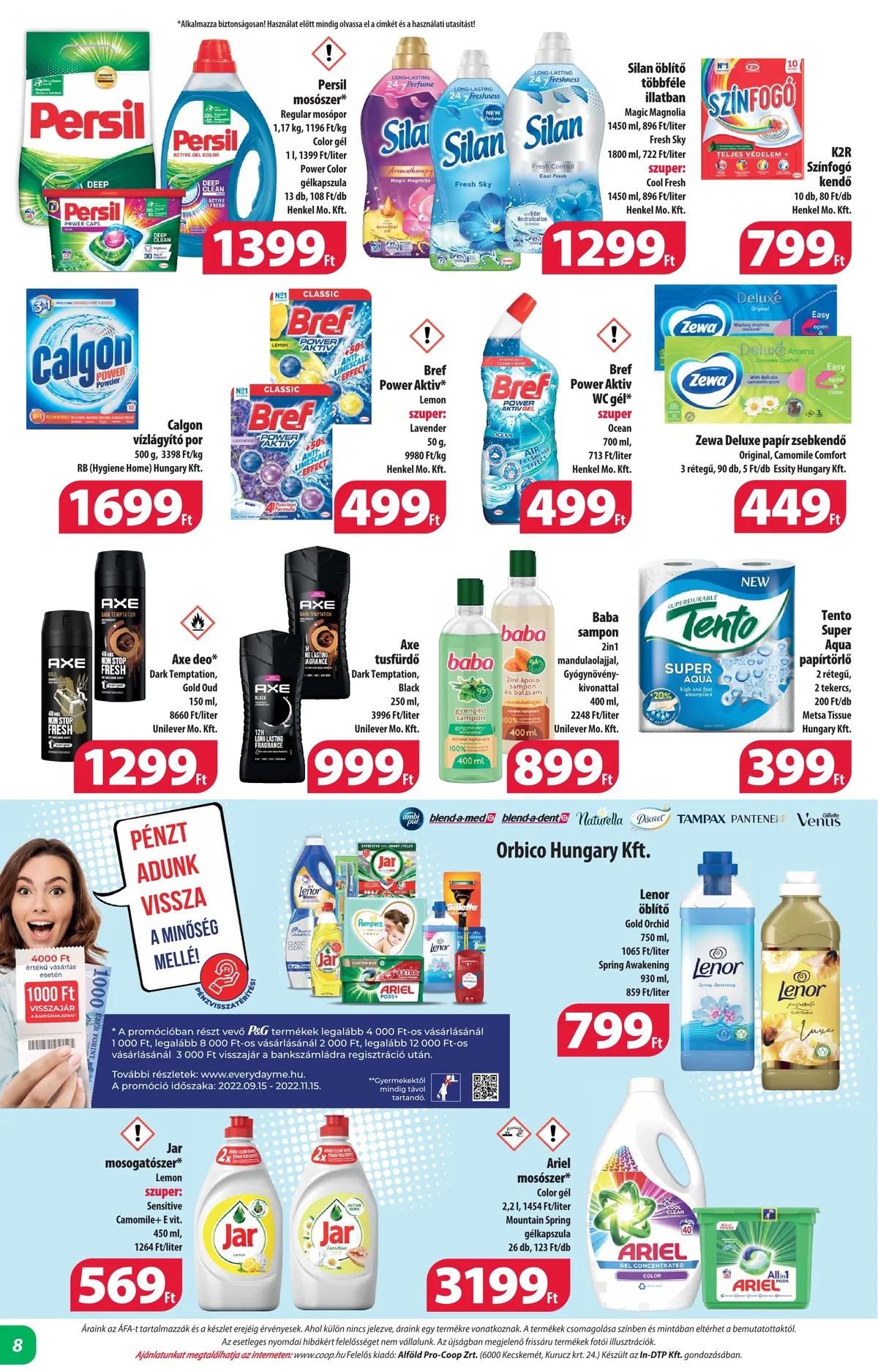 Coop akciós újság Alföld 10.12–10.18 – 8. oldal
