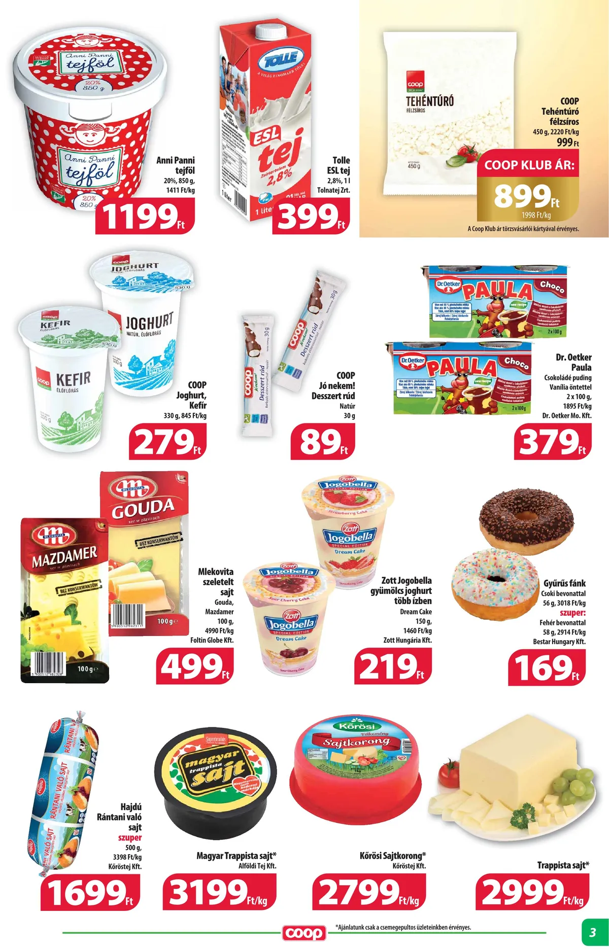Coop akciós újság Alföld 11.16–11.22 – 3. oldal