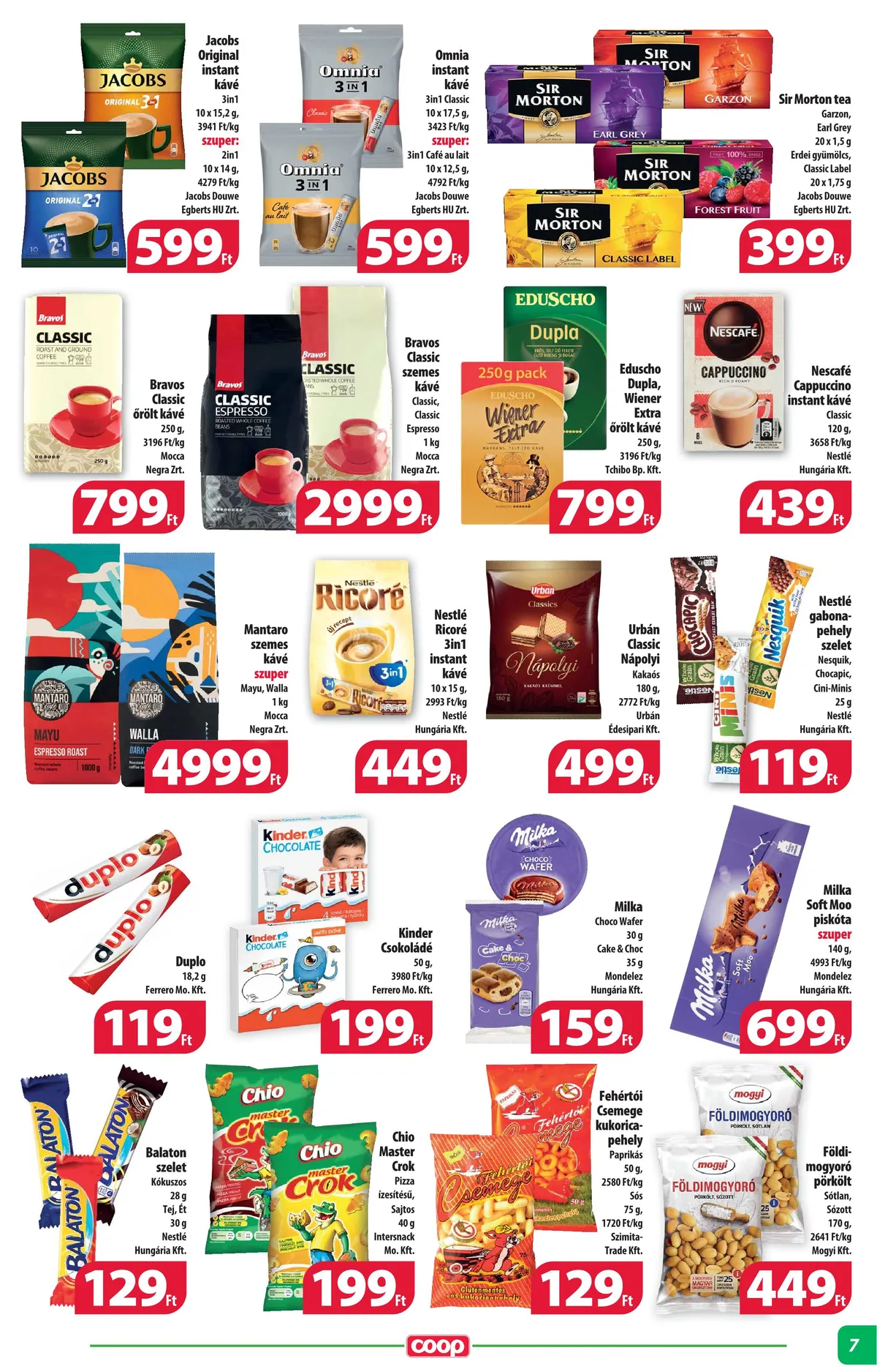 Coop akciós újság Alföld 11.16–11.22 – 7. oldal