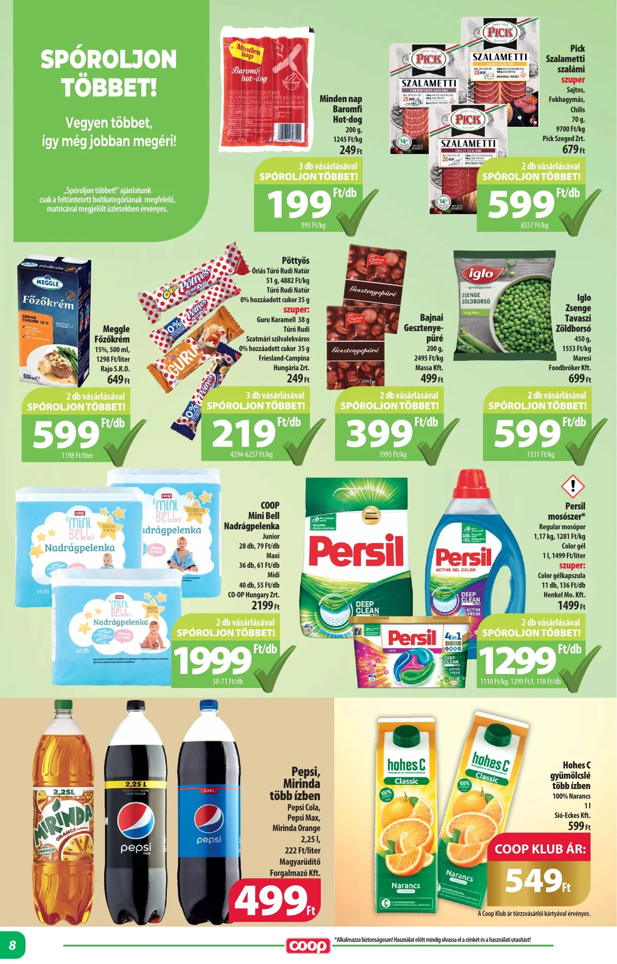 Coop akciós újság Alföld 11.16–11.22 – 8. oldal