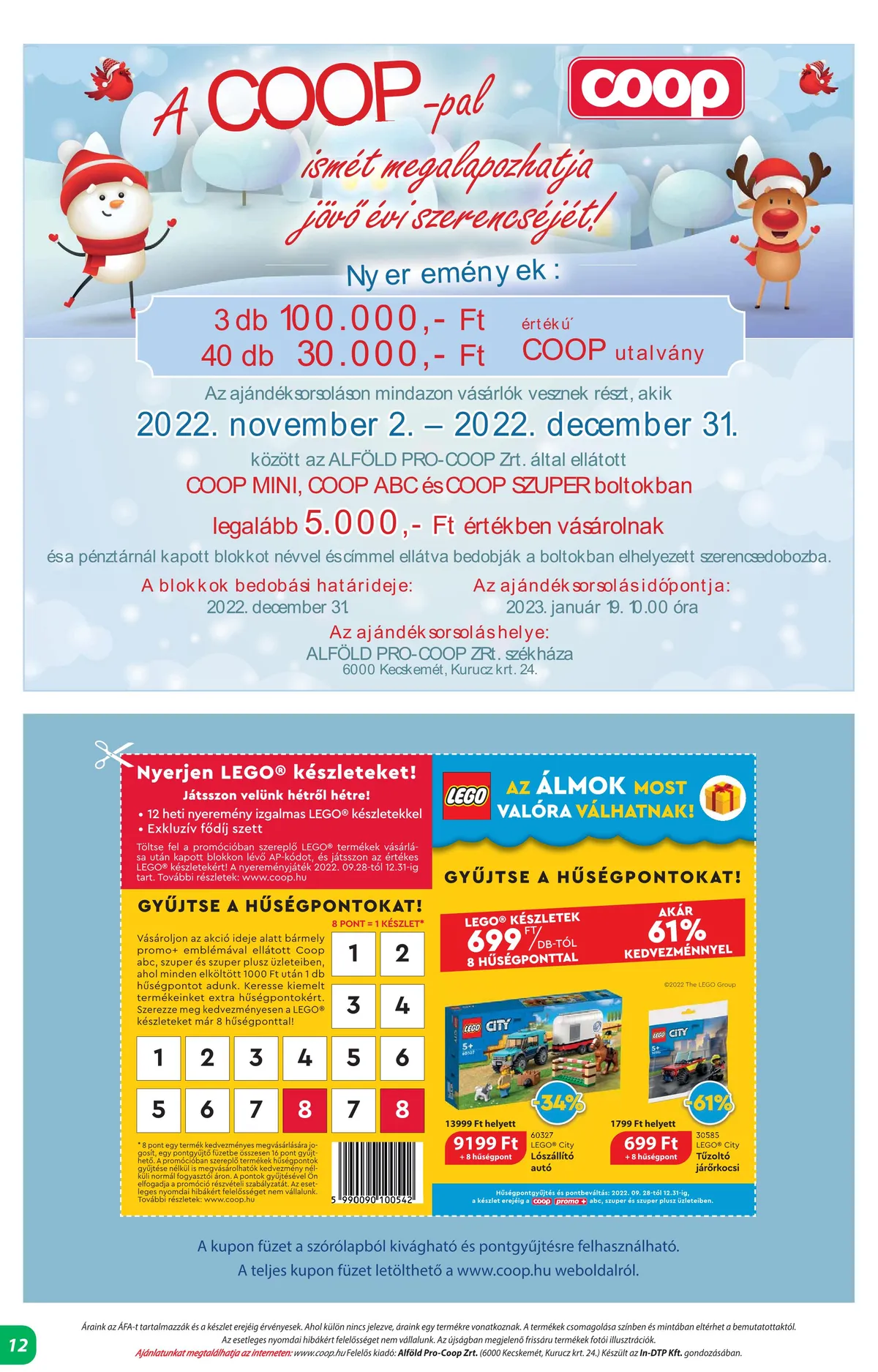 Coop akciós újság Alföld 11.24–11.29 – 12. oldal