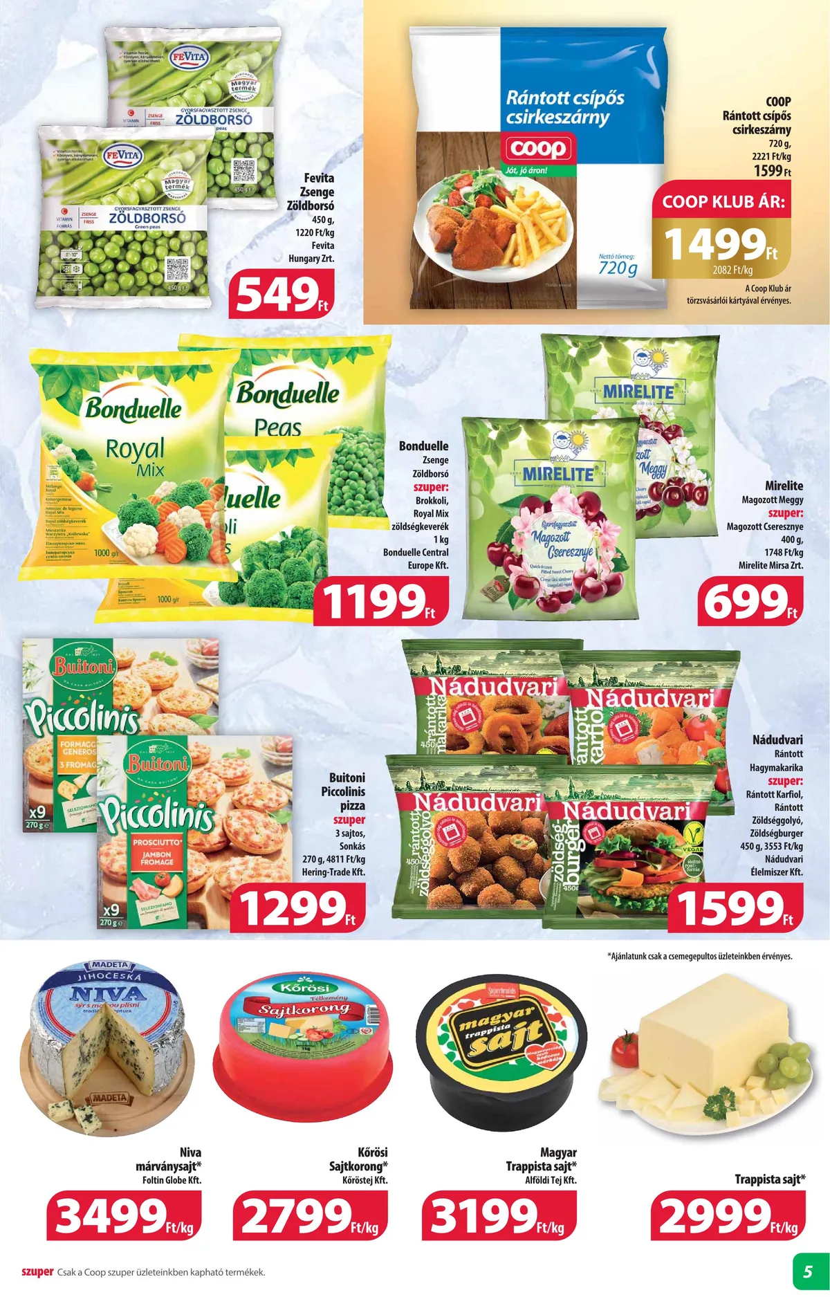 Coop akciós újság Alföld 11.24–11.29 – 5. oldal
