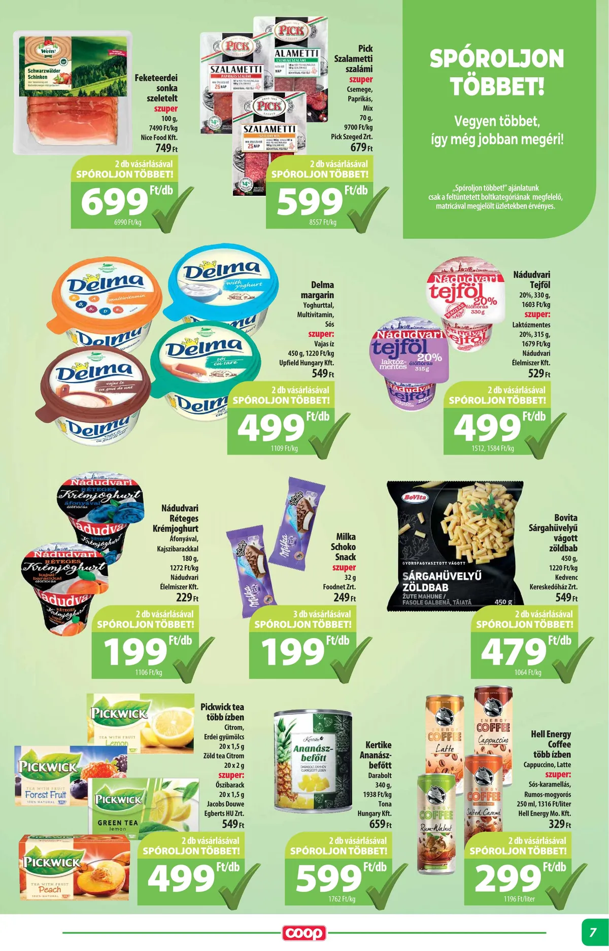 Coop akciós újság Alföld 11.24–11.29 – 7. oldal