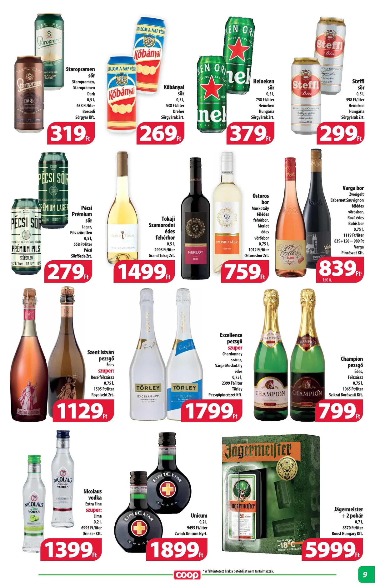 Coop akciós újság Alföld 11.24–11.29 – 9. oldal