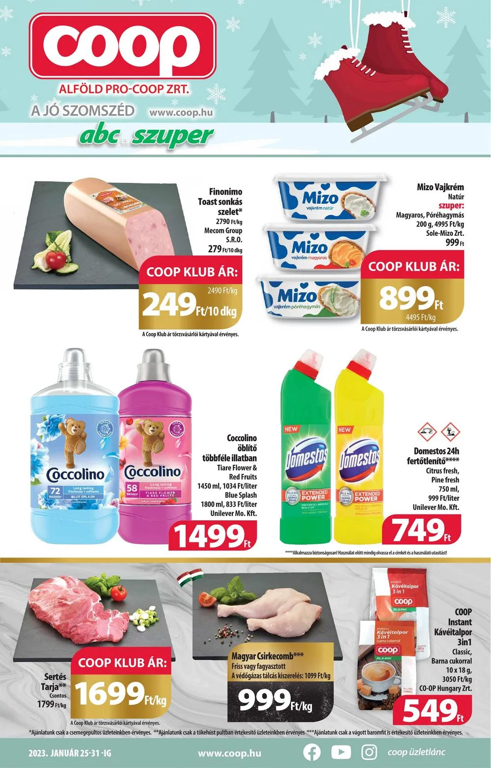 Coop akciós újság Alföld 01.25–01.31
