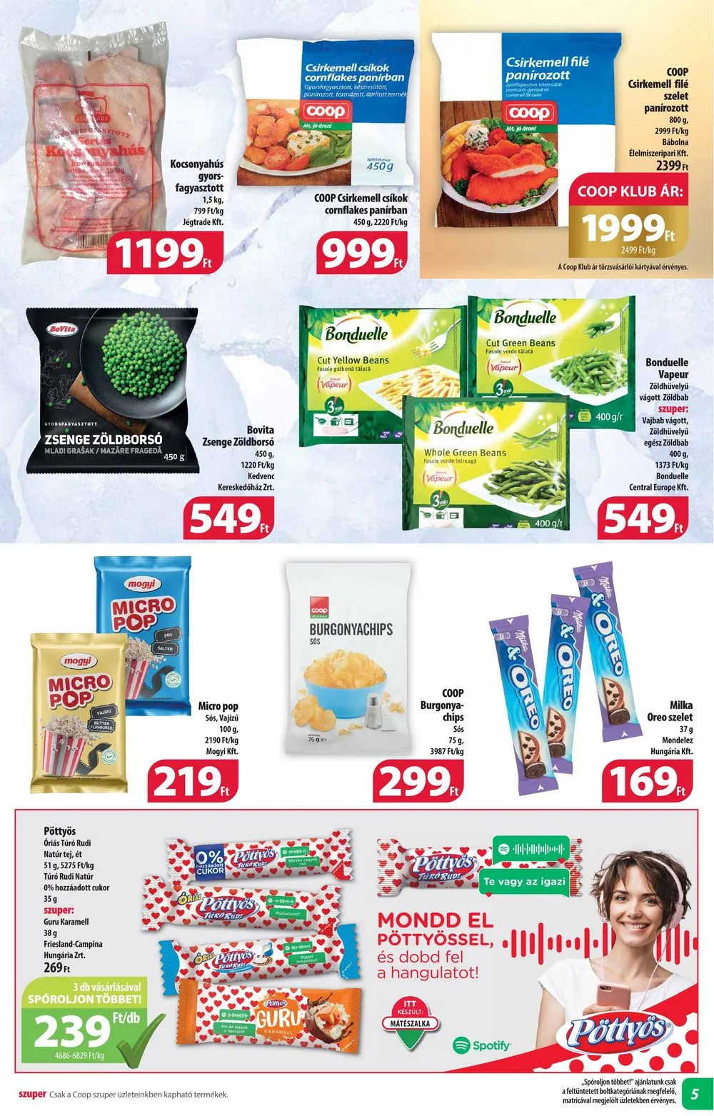 Coop akciós újság Alföld 01.25–01.31 – 5. oldal