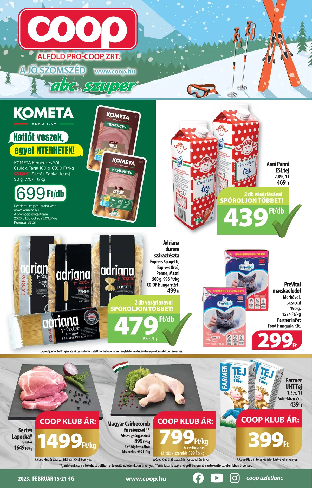 Coop akciós újság Alföld 02.15–02.21