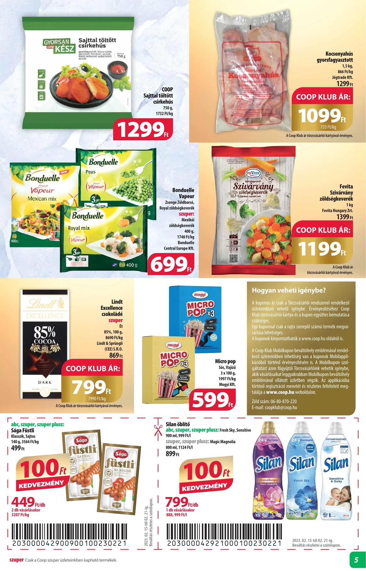 Coop akciós újság Alföld 02.15–02.21 – 5. oldal