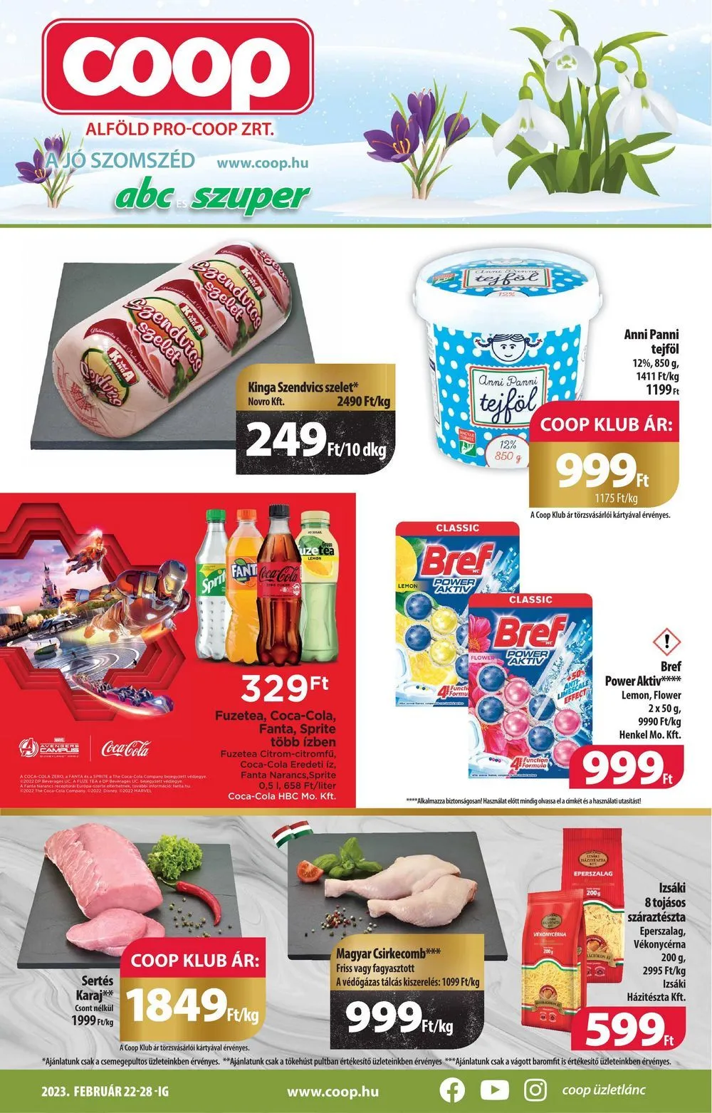 Coop akciós újság Alföld 02.22–02.28