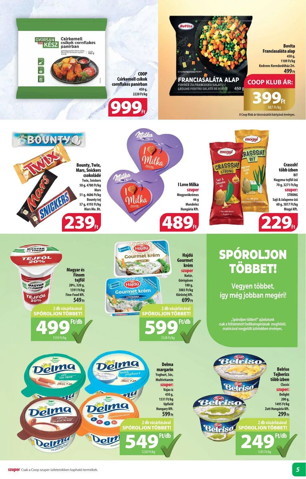 Coop akciós újság Alföld 02.22–02.28 – 5. oldal