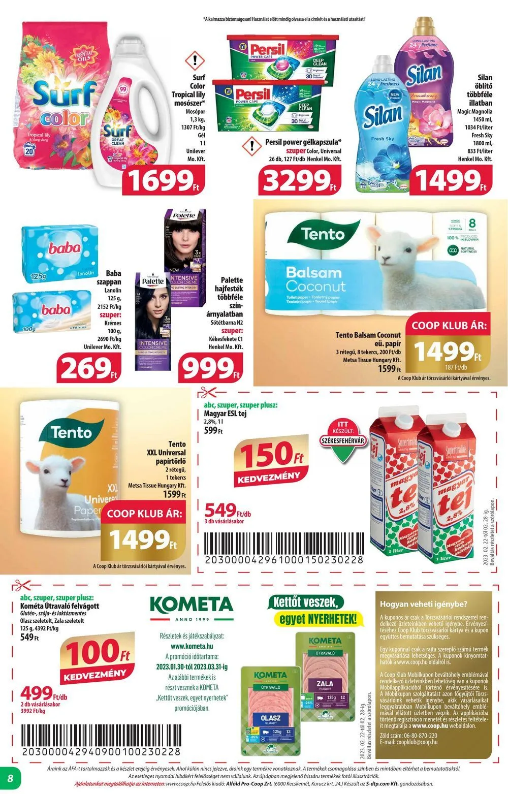 Coop akciós újság Alföld 02.22–02.28 – 8. oldal