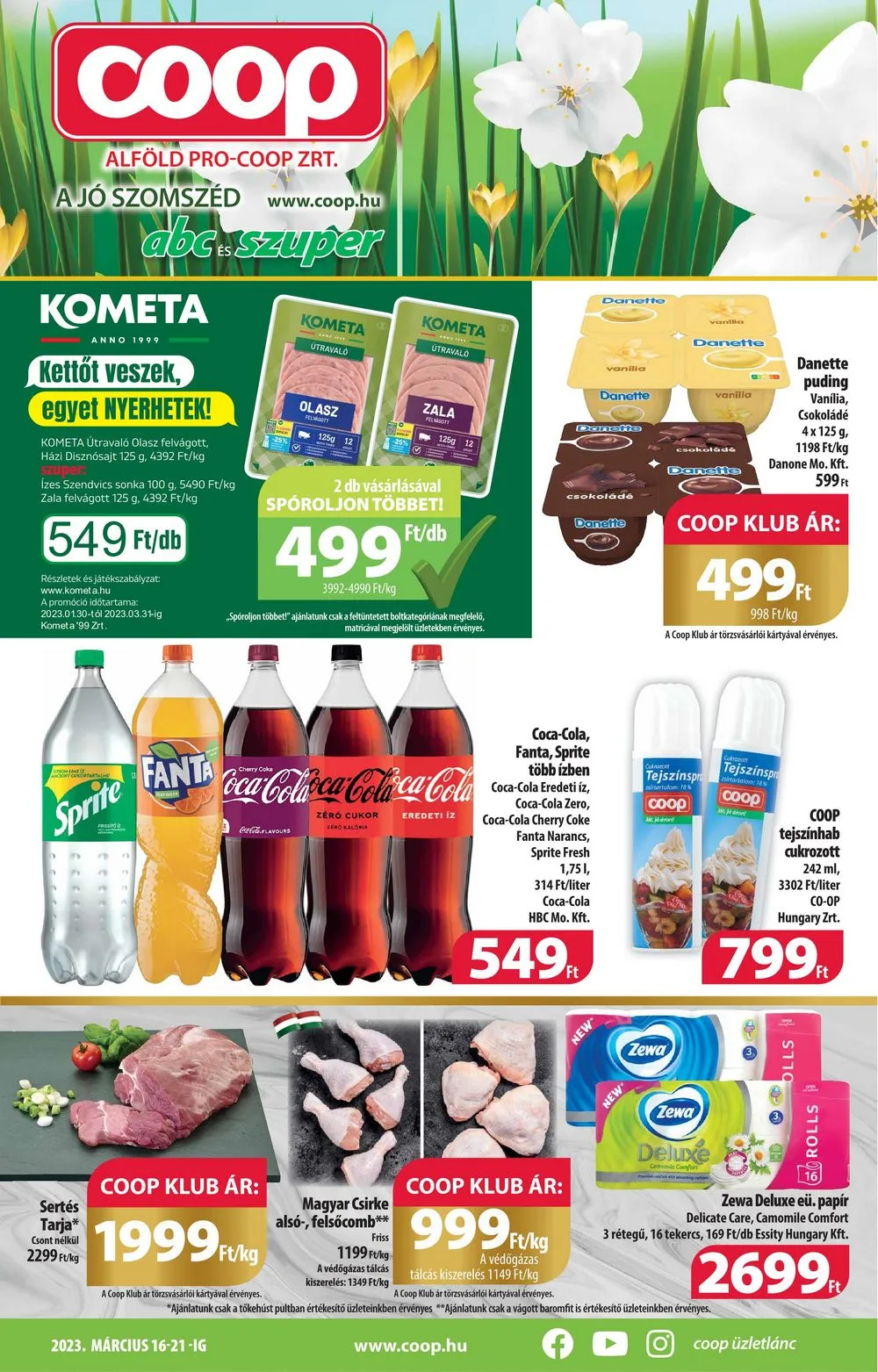 Coop akciós újság Alföld 03.16–03.21