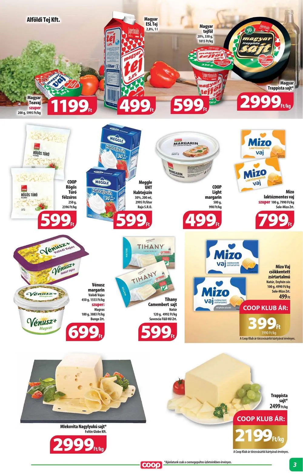 Coop akciós újság Alföld 03.16–03.21 – 3. oldal