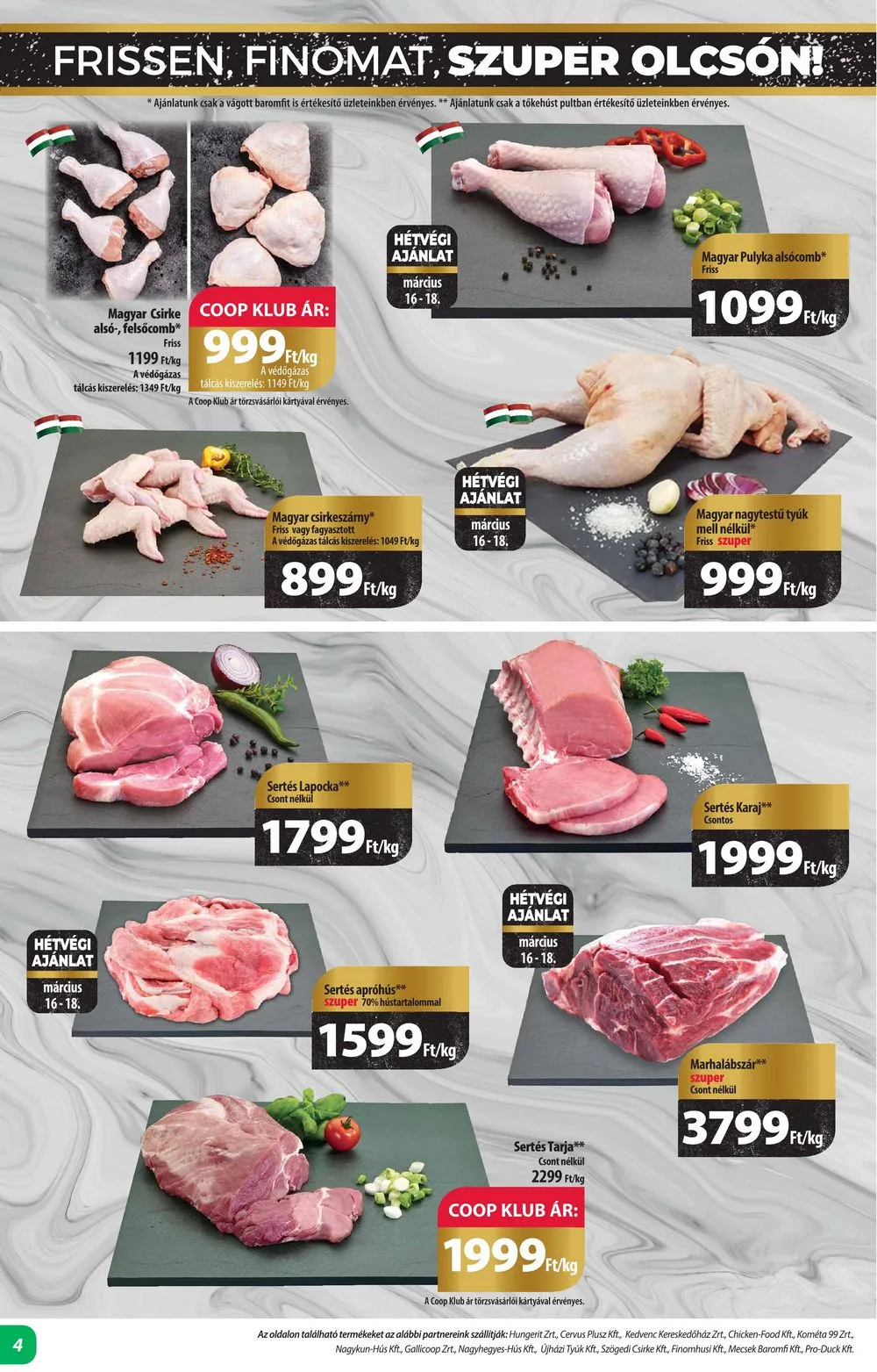 Coop akciós újság Alföld 03.16–03.21 – 4. oldal
