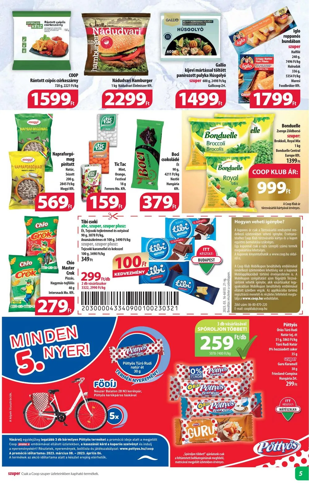 Coop akciós újság Alföld 03.16–03.21 – 5. oldal