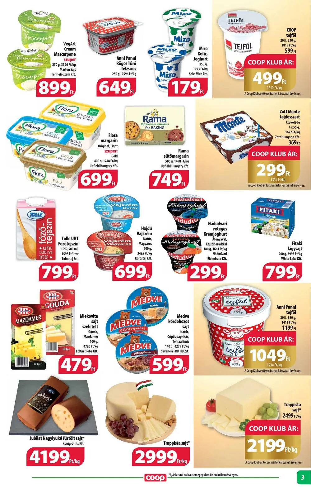 Coop akciós újság Alföld 03.22–03.28 – 3. oldal