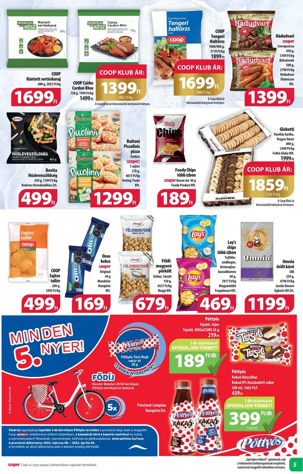 Coop akciós újság Alföld 03.22–03.28 – 5. oldal