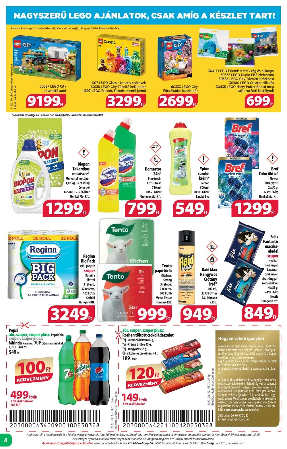 Coop akciós újság Alföld 03.22–03.28 – 8. oldal