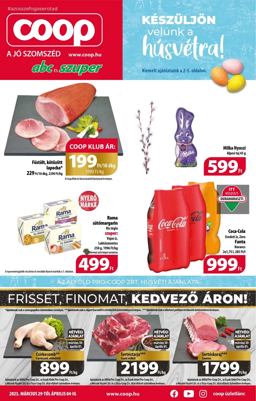 Coop akciós újság Alföld 03.29–04.04