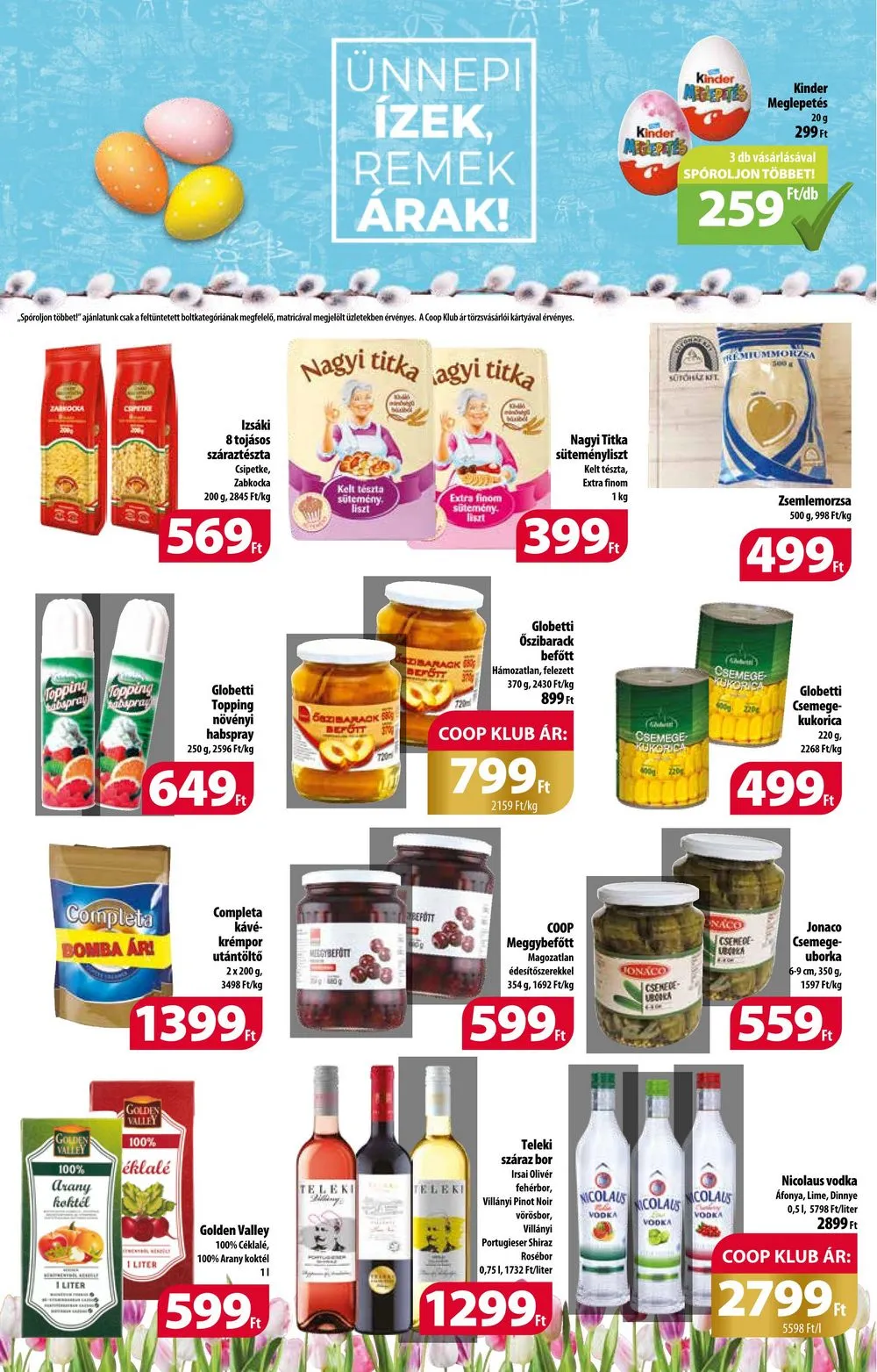 Coop akciós újság Alföld 03.29–04.04 – 3. oldal