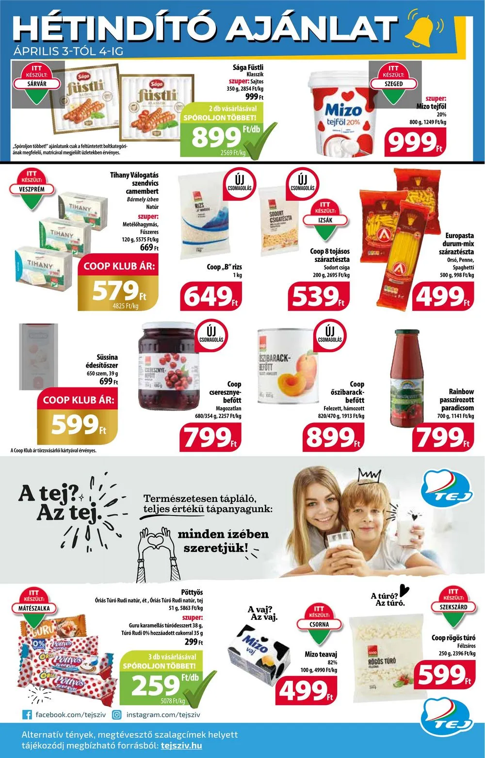 Coop akciós újság Alföld 03.29–04.04 – 8. oldal