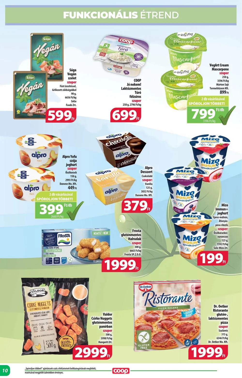 Coop akciós újság Alföld 04.19–05.02 – 10. oldal