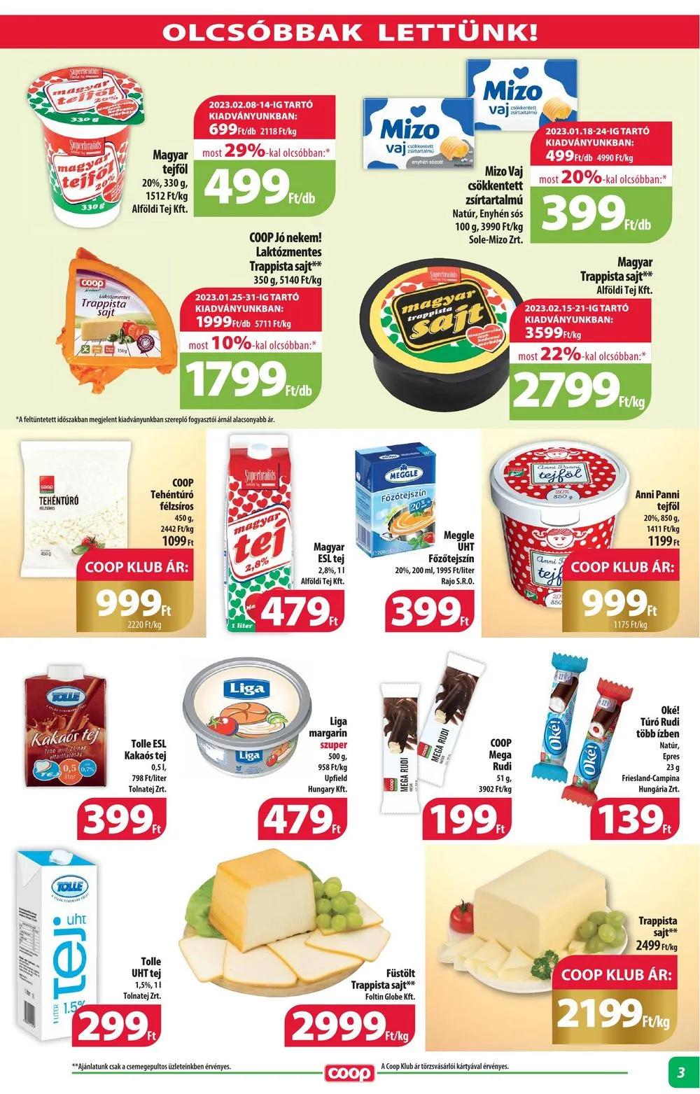 Coop akciós újság Alföld 04.19–05.02 – 3. oldal