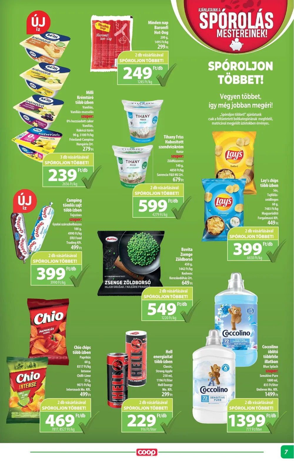 Coop akciós újság Alföld 04.19–05.02 – 7. oldal