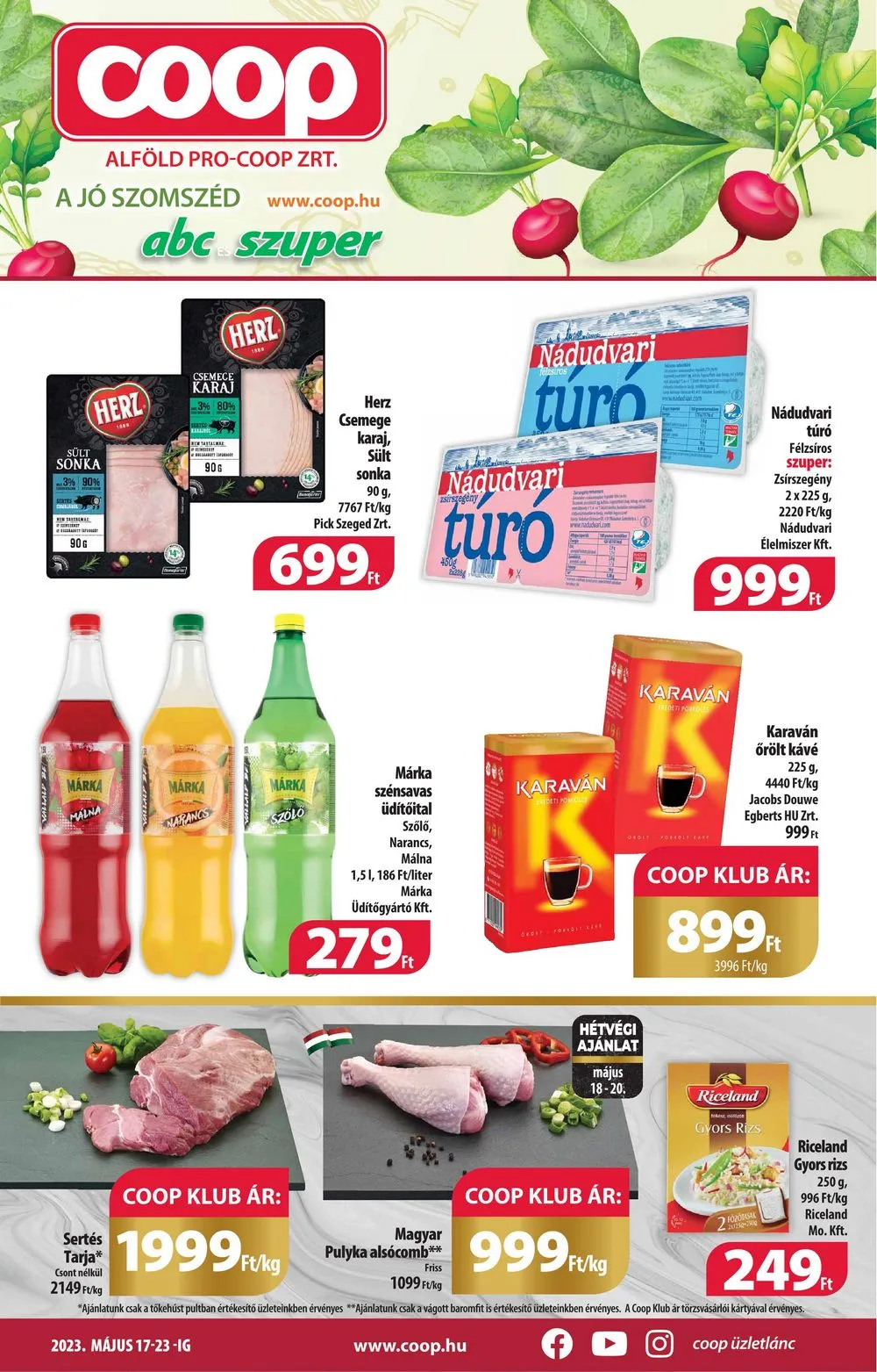 Coop akciós újság Alföld 05.17–05.23
