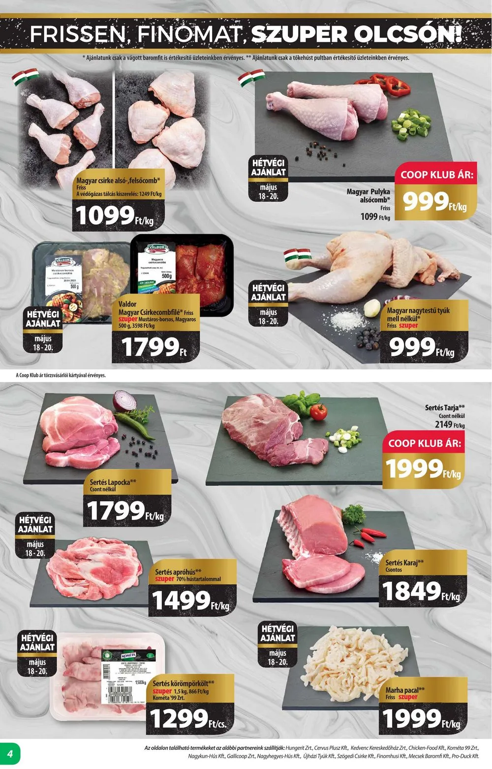 Coop akciós újság Alföld 05.17–05.23 – 4. oldal