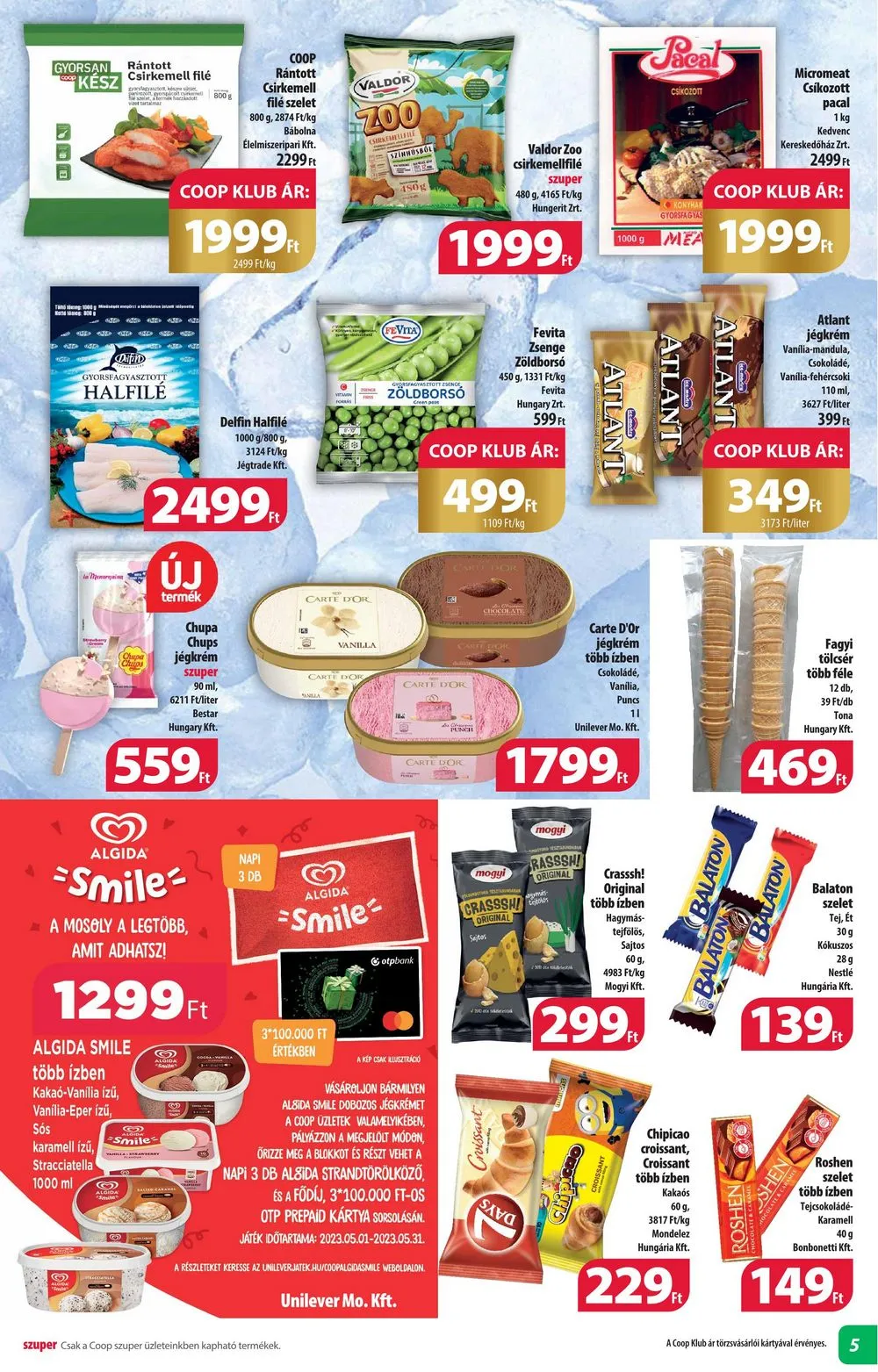 Coop akciós újság Alföld 05.17–05.23 – 5. oldal