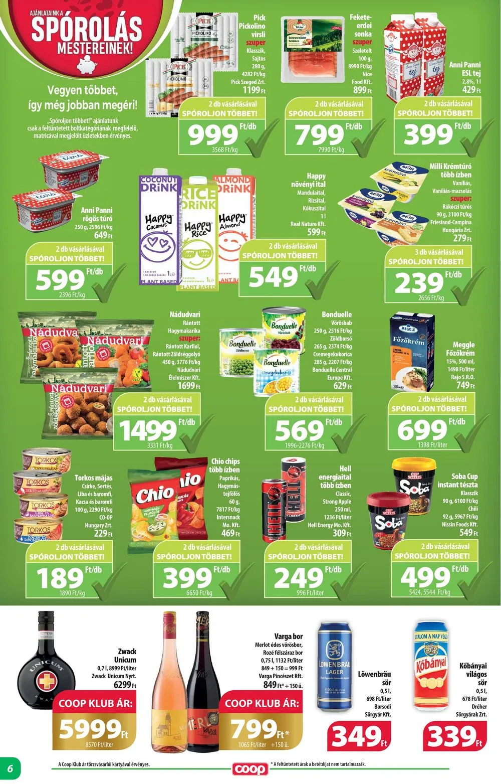 Coop akciós újság Alföld 05.17–05.23 – 6. oldal
