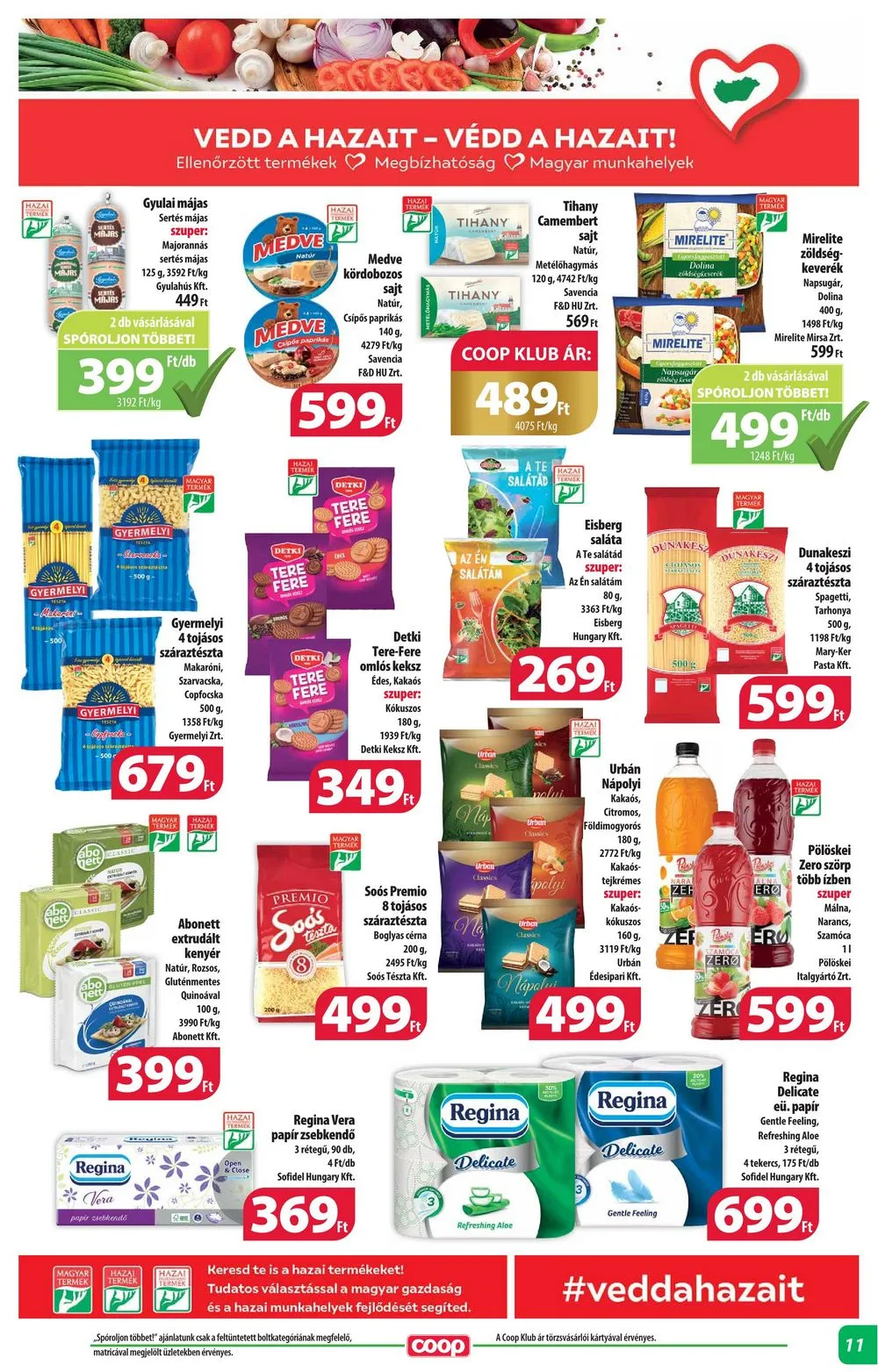 Coop akciós újság Alföld 05.24–05.30 – 11. oldal