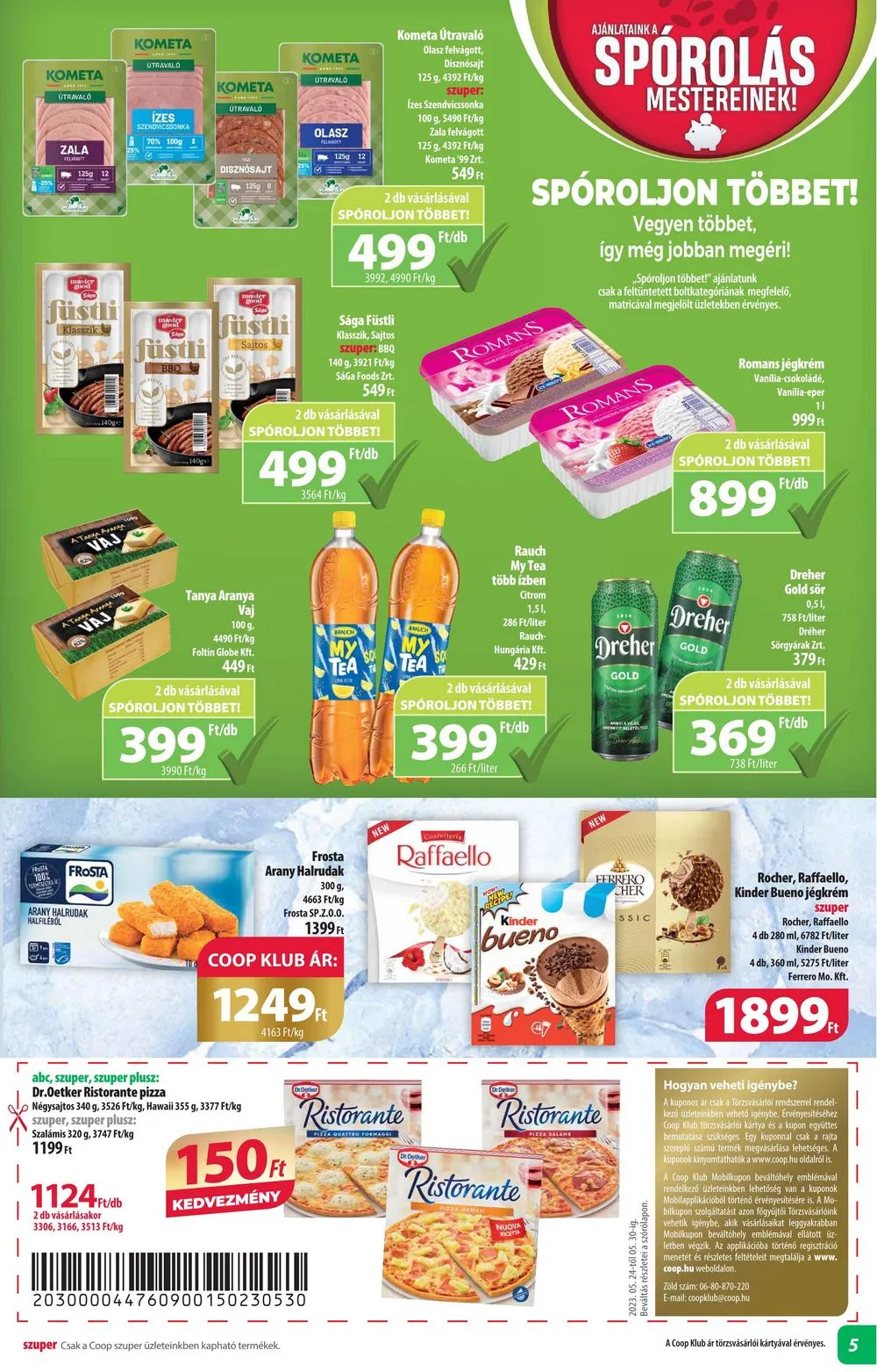 Coop akciós újság Alföld 05.24–05.30 – 5. oldal