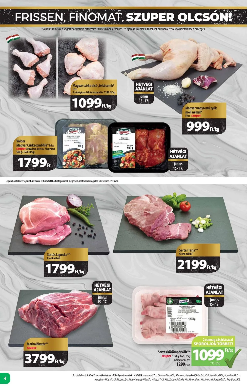 Coop akciós újság Alföld 06.15–06.21 – 4. oldal