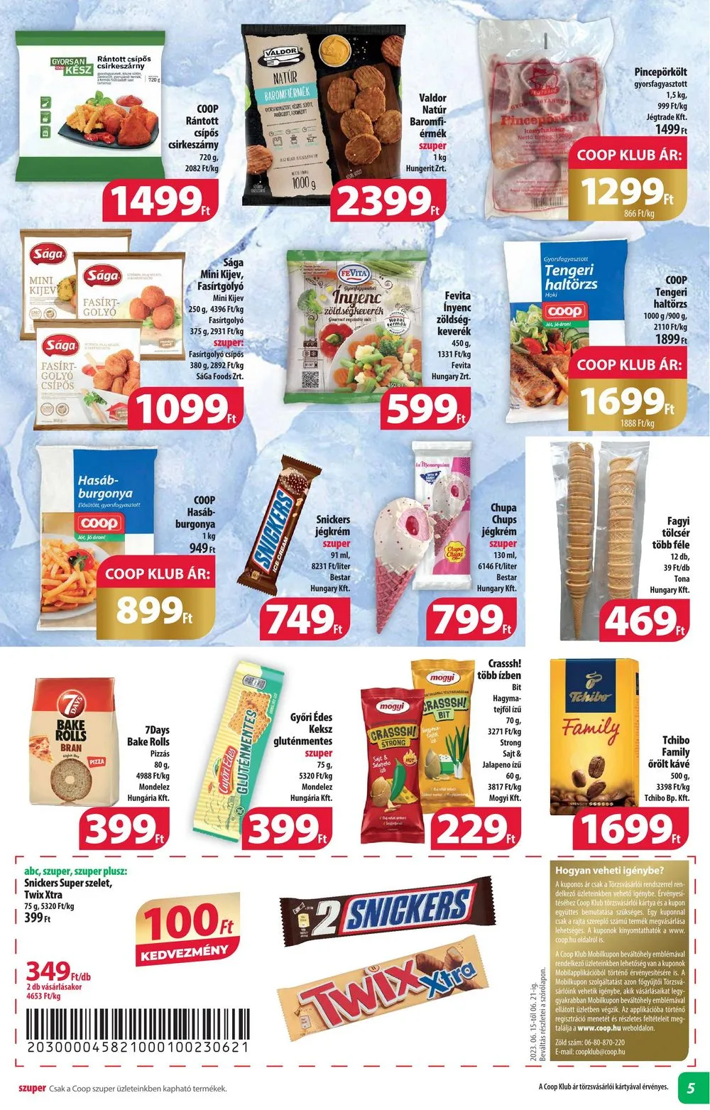Coop akciós újság Alföld 06.15–06.21 – 5. oldal