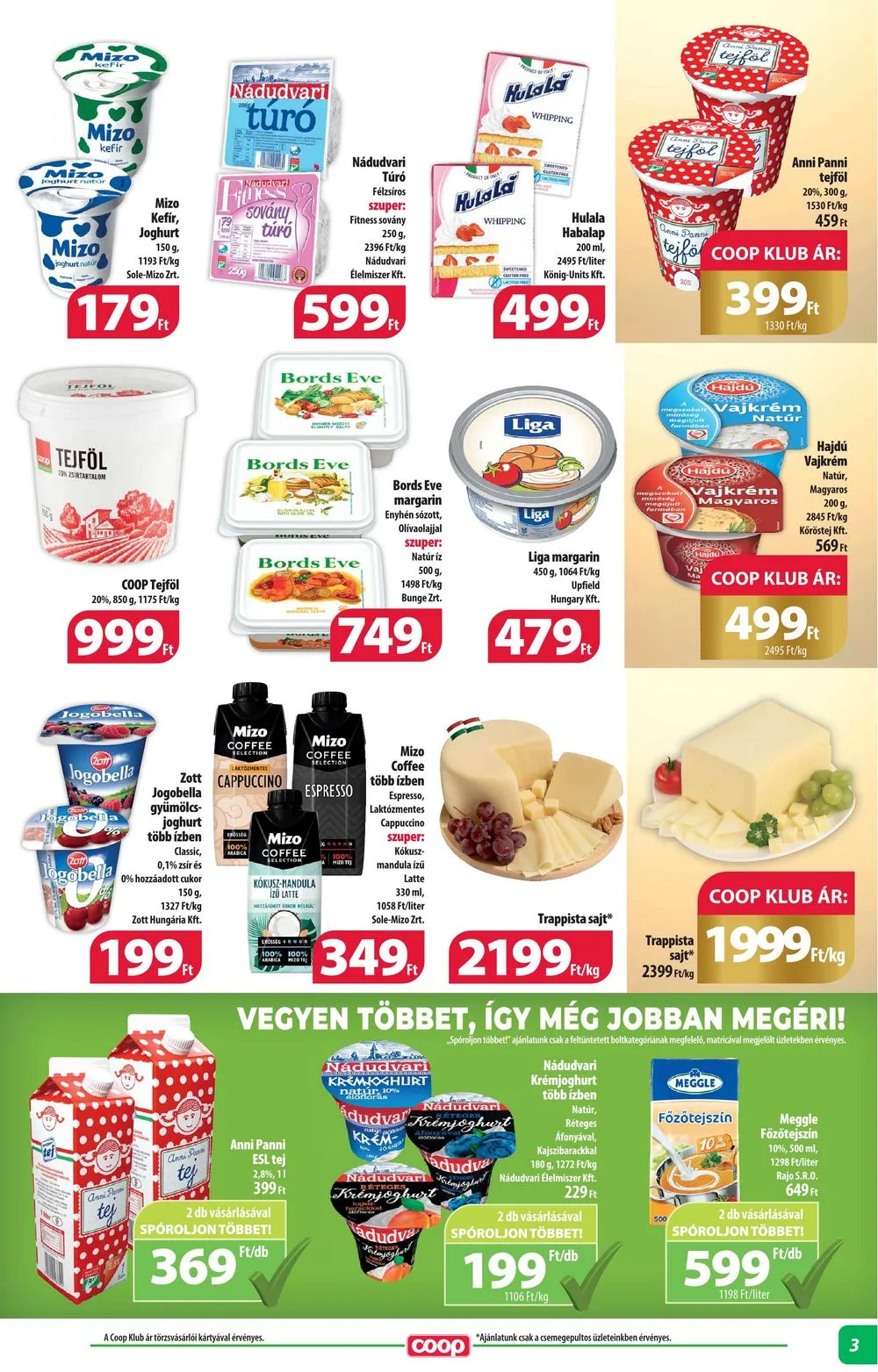 Coop akciós újság Alföld 07.13–07.19 – 3. oldal