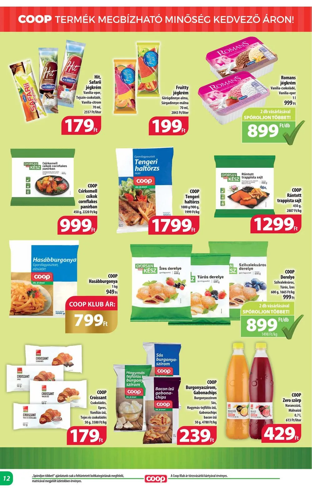Coop akciós újság Alföld 07.20–08.02 – 12. oldal