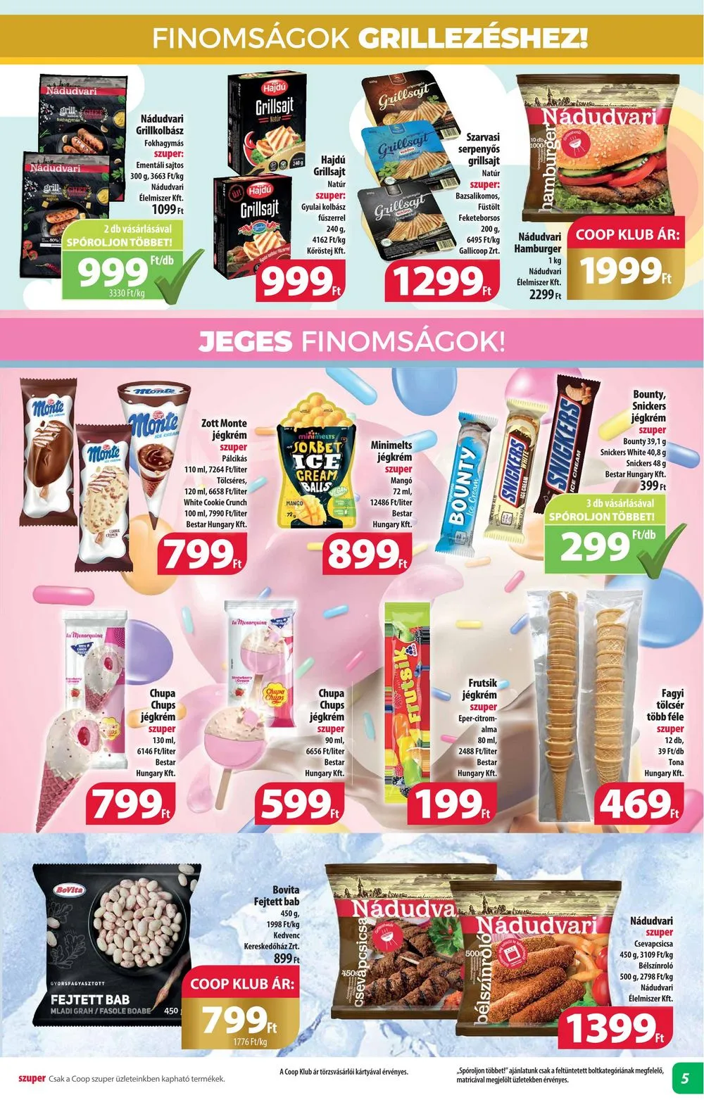 Coop akciós újság Alföld 07.20–08.02 – 5. oldal