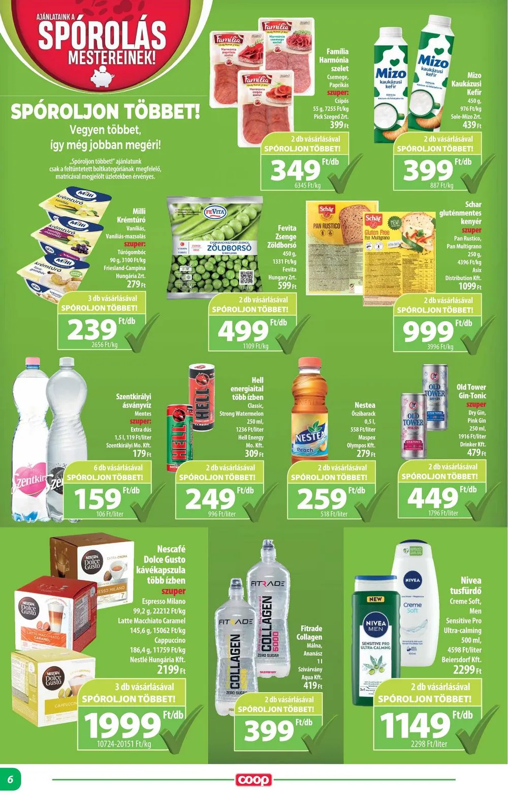 Coop akciós újság Alföld 07.20–08.02 – 6. oldal