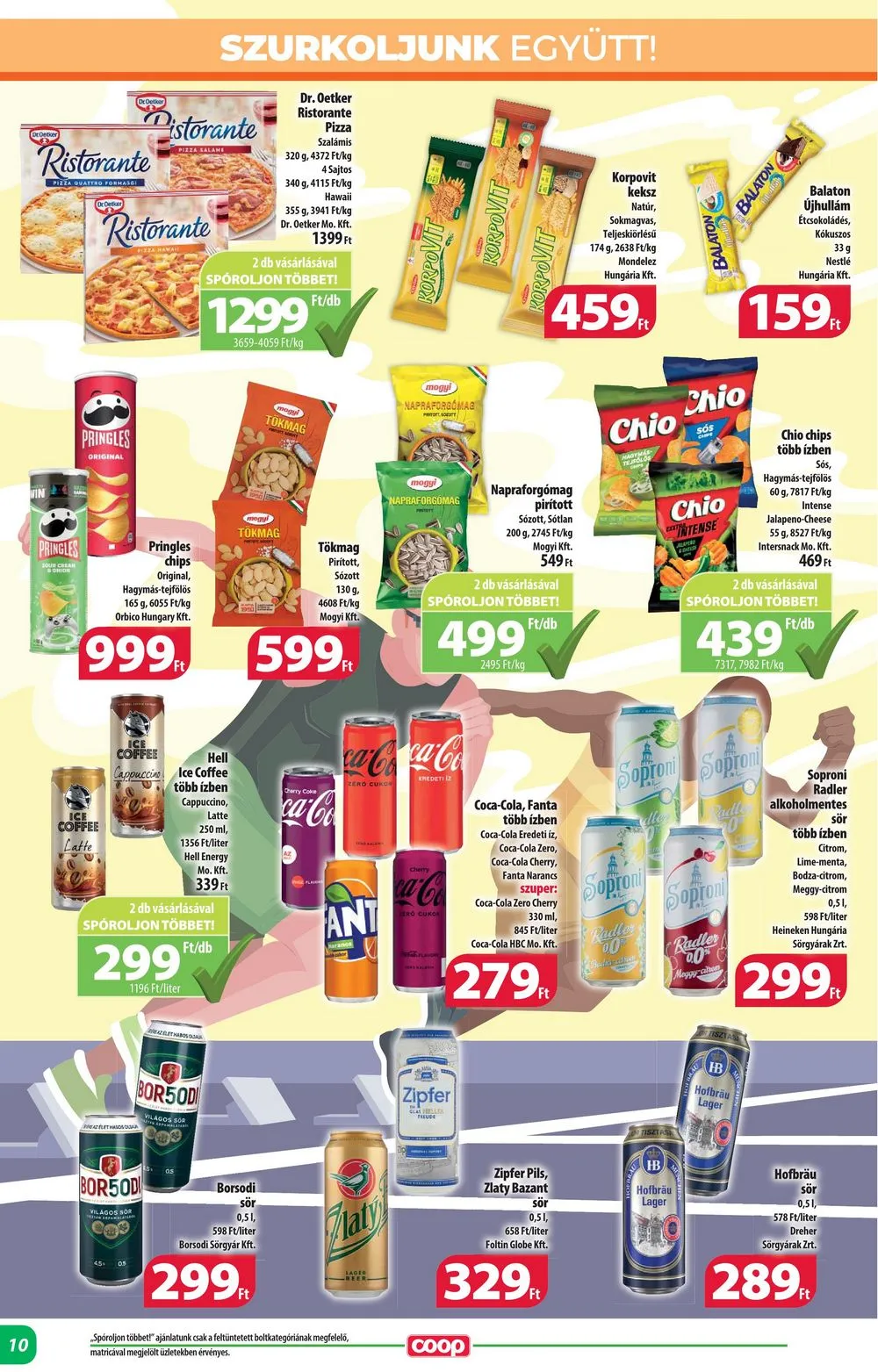 Coop akciós újság Alföld 08.17–08.23 – 10. oldal