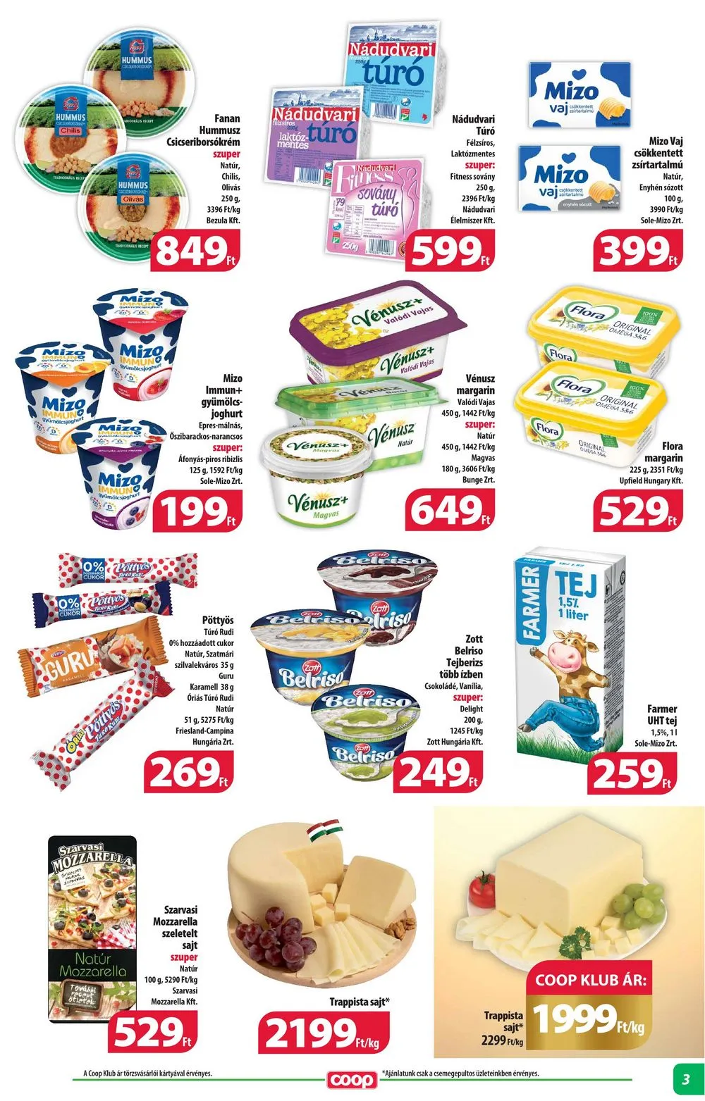 Coop akciós újság Alföld 08.24–08.30 – 3. oldal