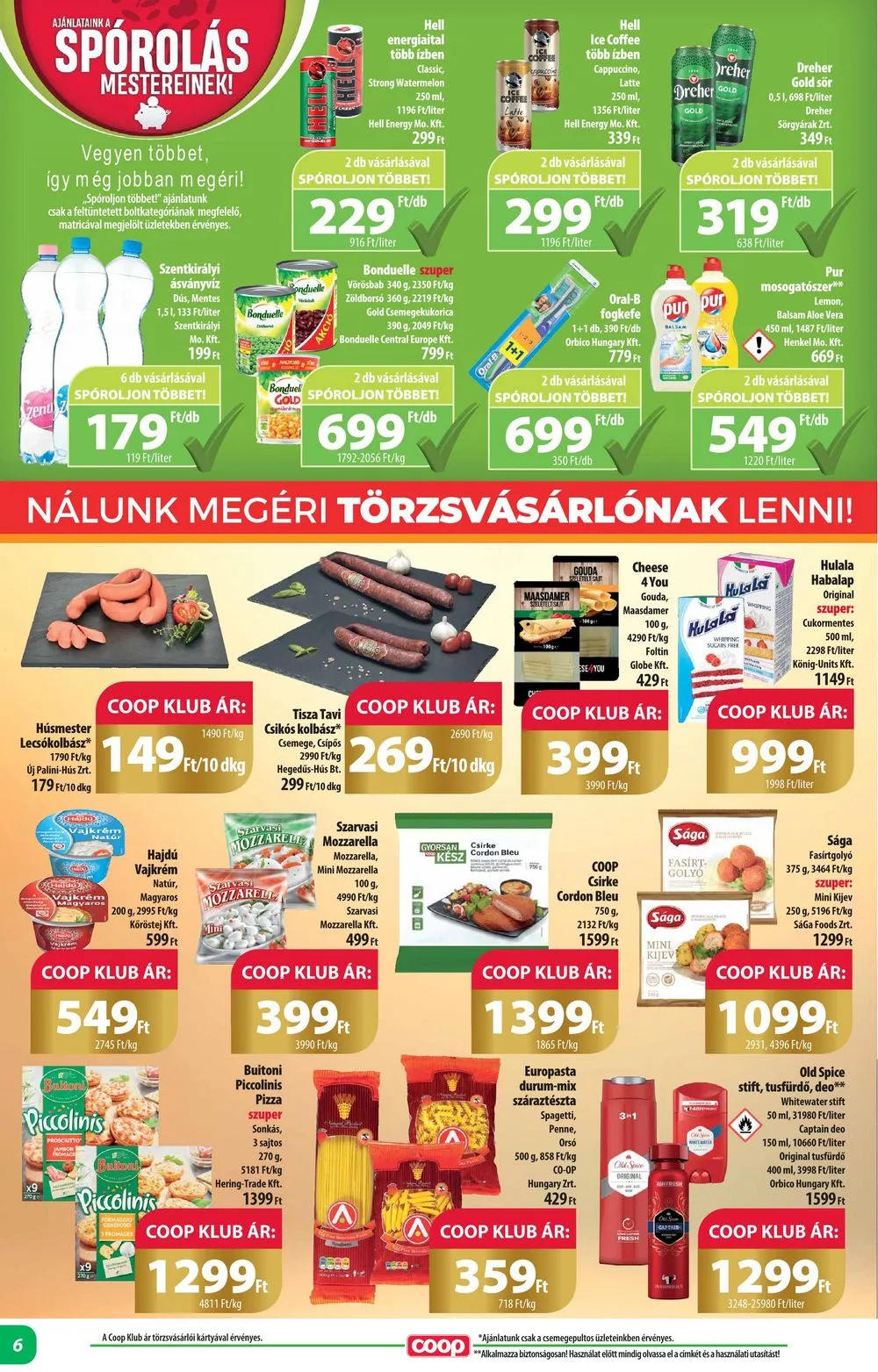 Coop akciós újság Alföld 09.14–09.20 – 6. oldal