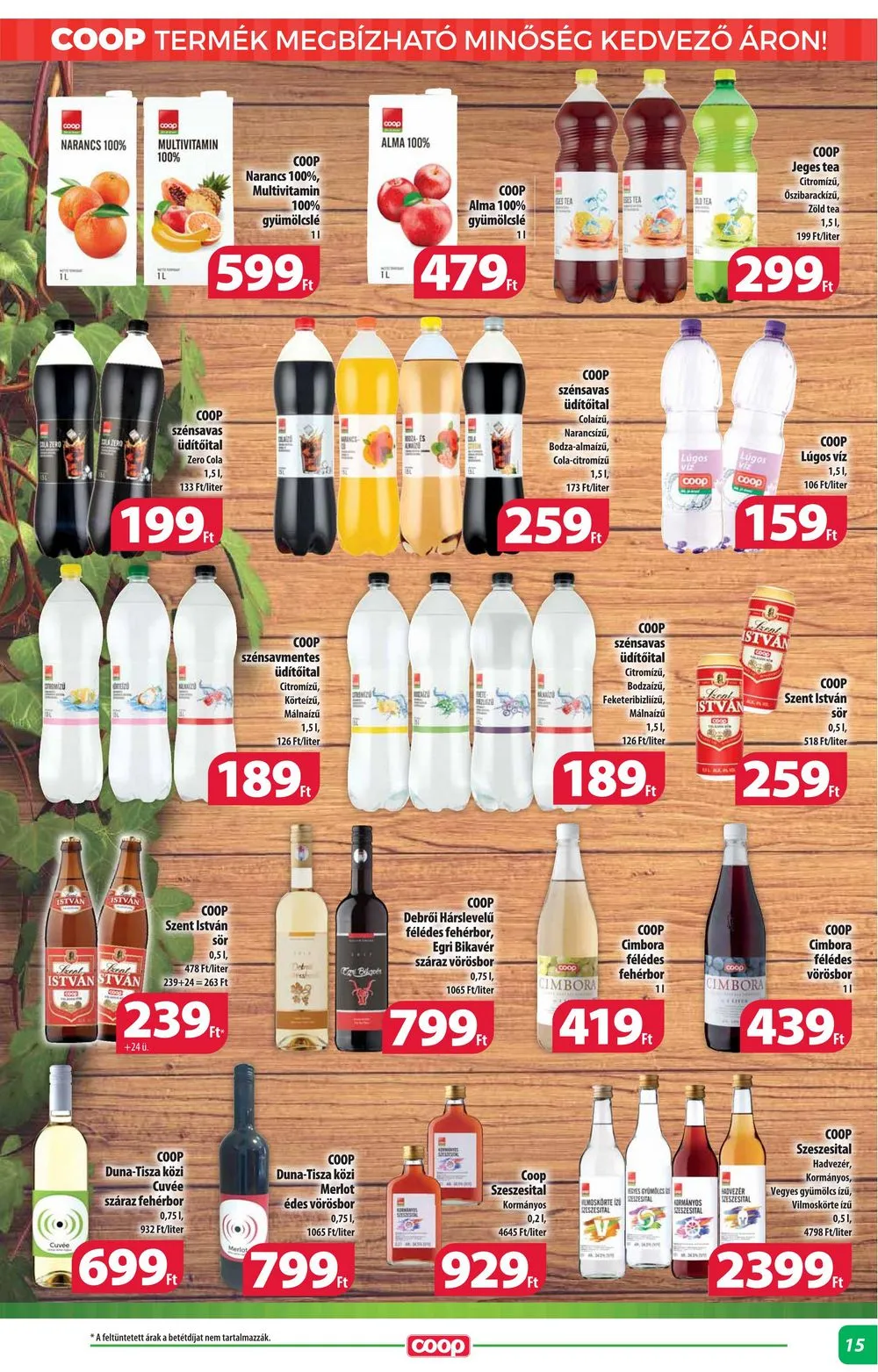 Coop akciós újság Alföld 10.19–10.25 – 15. oldal