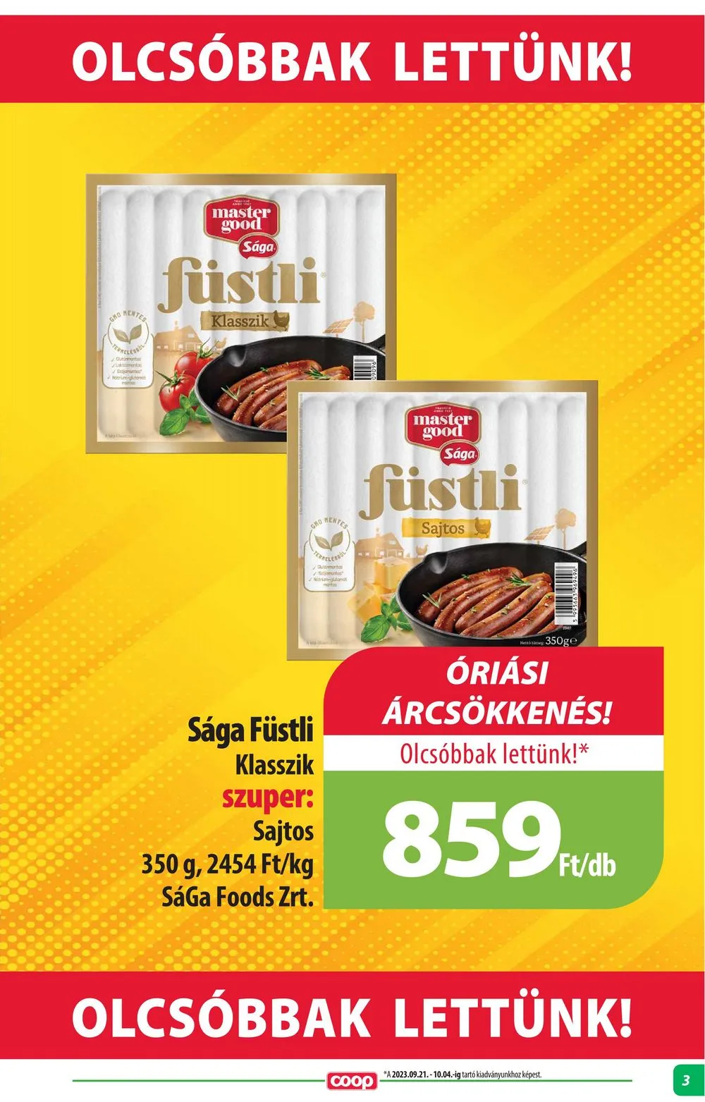 Coop akciós újság Alföld 10.26–10.31 – 3. oldal