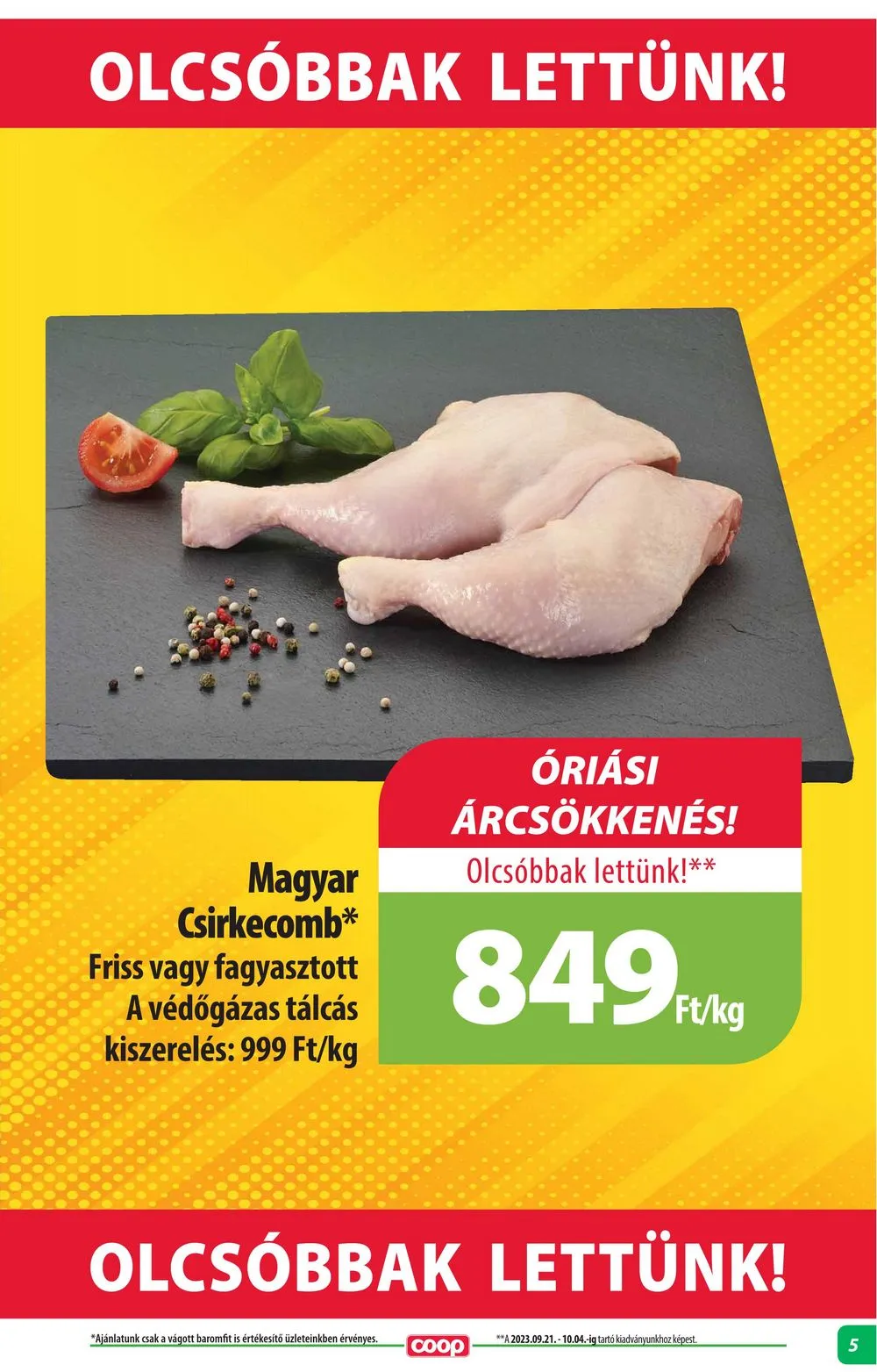Coop akciós újság Alföld 10.26–10.31 – 5. oldal